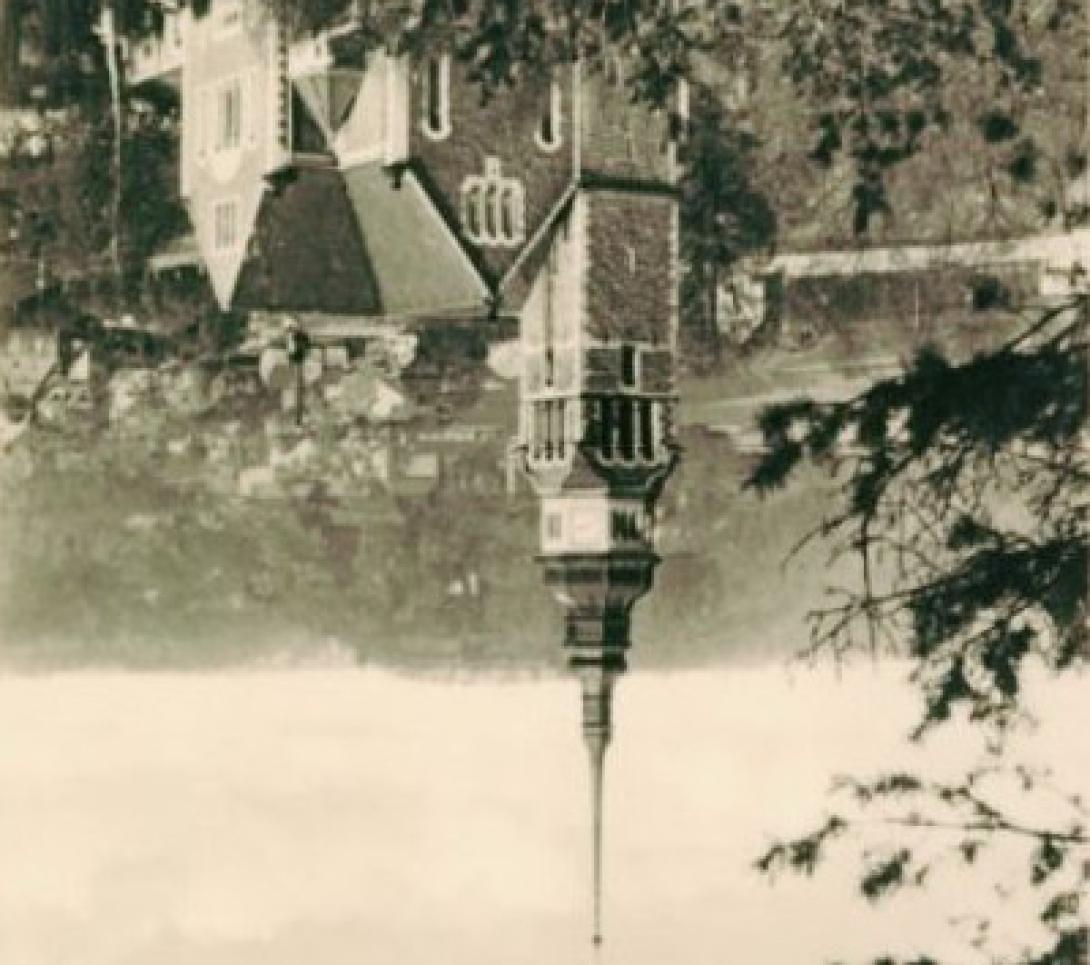 Altes Foto der Kirche in Hainsberg